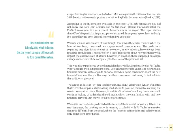 Startupbootcamp FinTech Mexico City - Trend Report [COPY] - Page 14